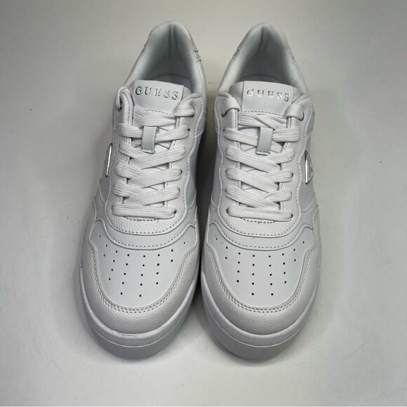 GUESS Miram Platform Lace-Up Court Casual sneakers white - 11 - Picture 4 of 13